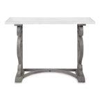 Consolle in legno con gambe curve
