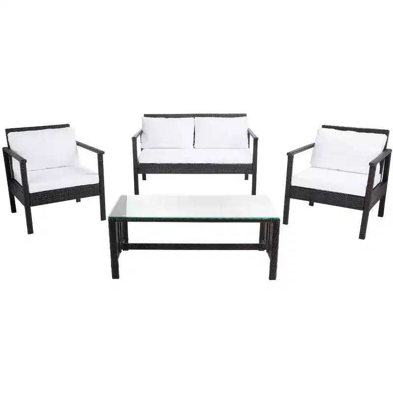 Set soggiorno Garnen 4 pezzi - Interni/Esterni - PAT7714 - Safavieh