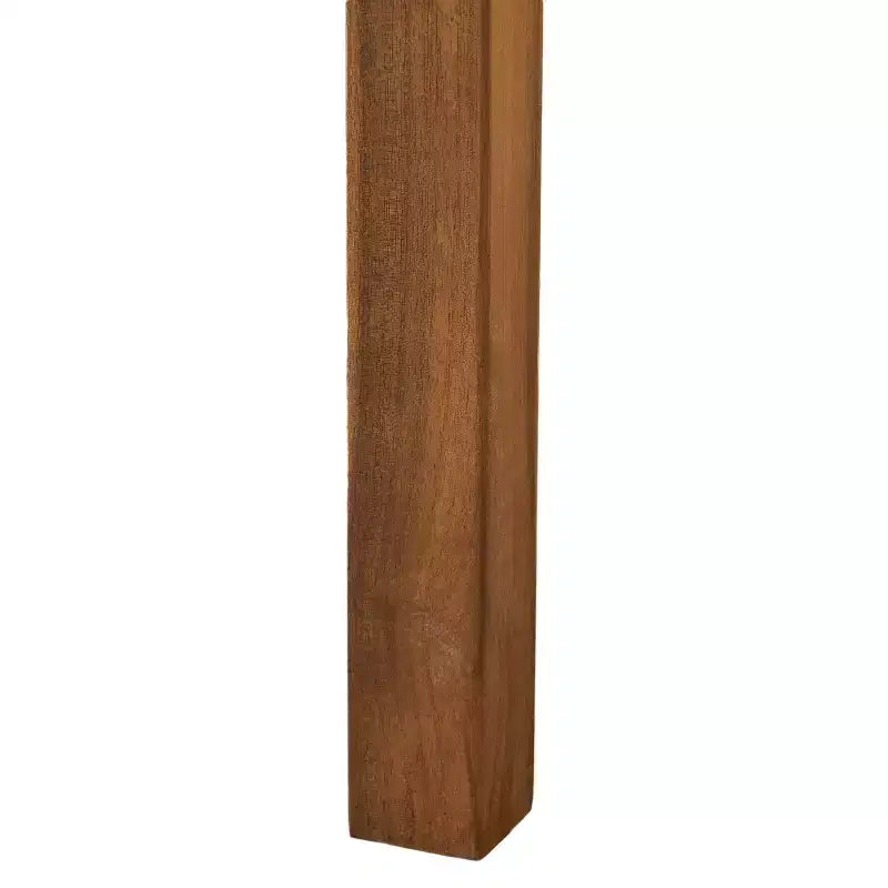 Set da conversazione GDFStudio Abena da 4 posti per esterni in legno di acacia con cuscini, Teak e Crema