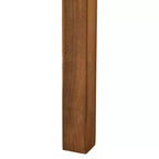 Set da conversazione GDFStudio Abena da 4 posti per esterni in legno di acacia con cuscini, Teak e Crema