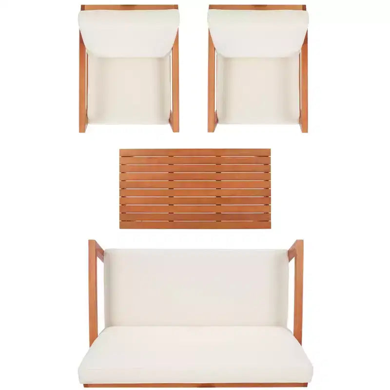 Larence Set Soggiorno 4 Pezzi - Interno/Esterno - PAT7068 - Safavieh